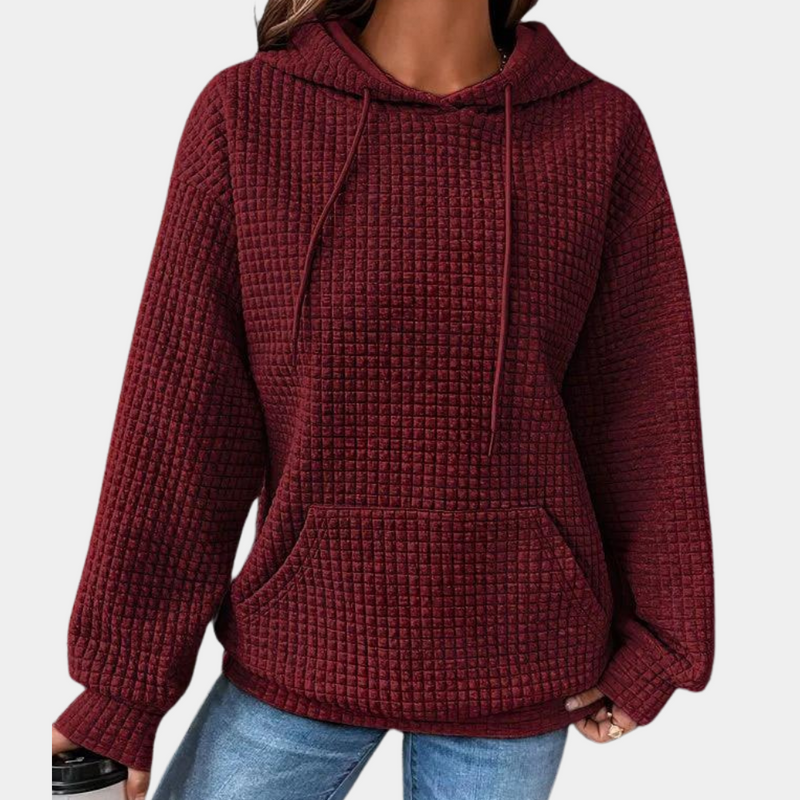 Lässiger Hoodie mit Kordelzug für Frauen