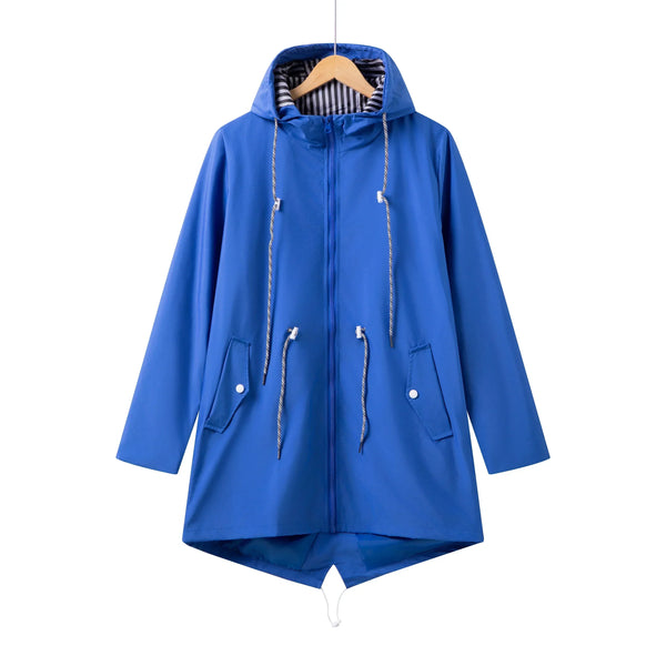 Lässiger Warmer Wasserdichter Trenchcoat Mit Kapuze Coat