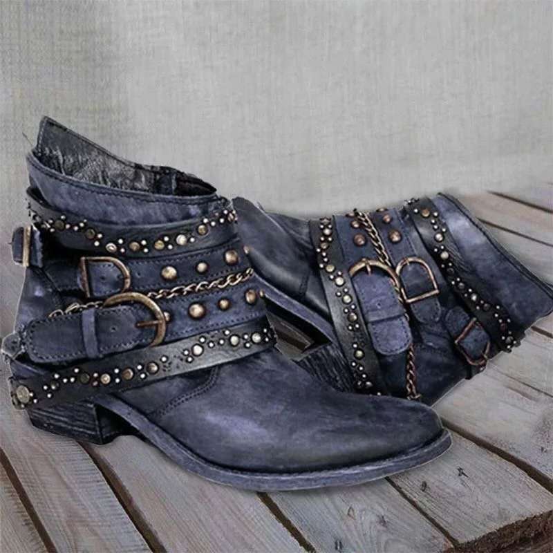 Leichte Elegante Western Stiefelette Mit Luftigem Stiefel