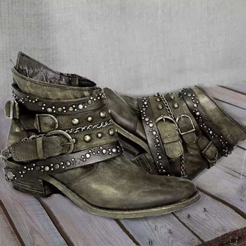 Leichte Elegante Western Stiefelette Mit Luftigem Stiefel