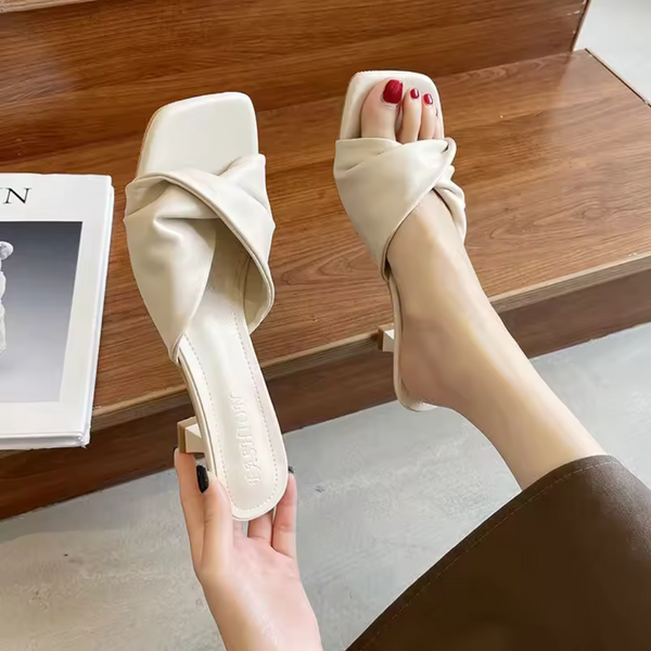 Leichte Grüne Bequeme Elegante Sommer Alltags Sandalen