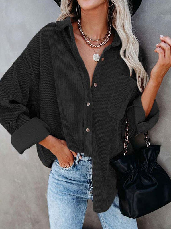 Leonore - Damen-Cordjacke aus weichem Rippstoff