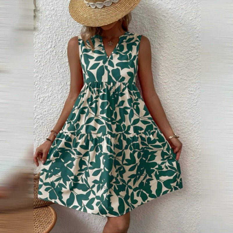 Bequemes Blumenmuster Lira für dich – Schickes Kleid