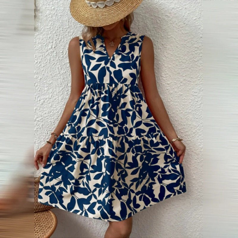 Bequemes Blumenmuster Lira für dich – Schickes Kleid