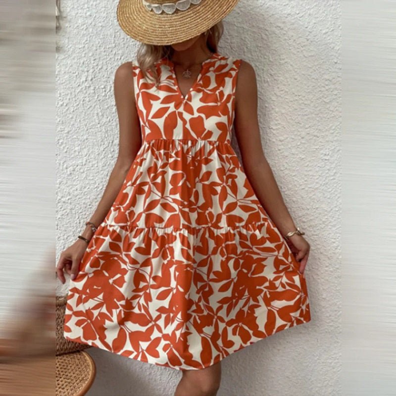 Bequemes Blumenmuster Lira für dich – Schickes Kleid