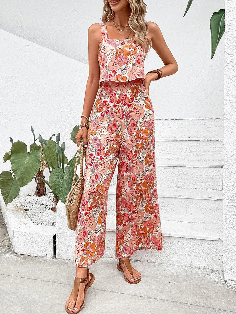 Eleganter Blumendruck Jumpsuit für Damen von Lorelei