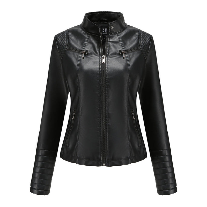 Marija - Stilvolle Damen Lederjacke aus hochwertigem Echtleder