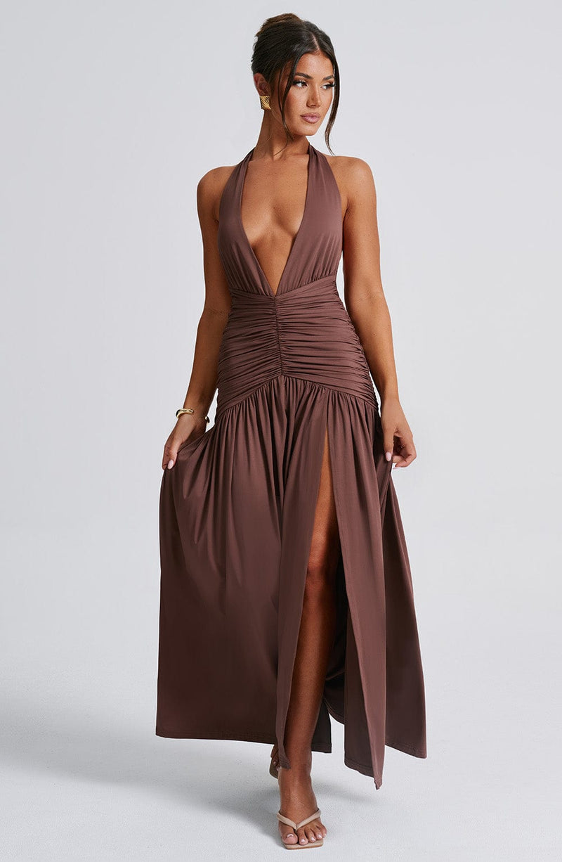Elegantes Frieda Kleid mit Spaghettiträgern für den Sommer