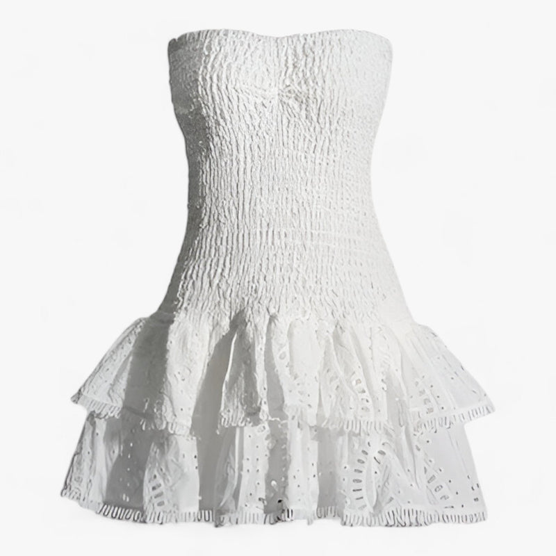 Elegantes Kleid für Frauen mit Stil und Faltenkleid