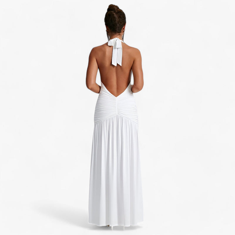Elegantes Amalia - Langes Trägerkleid mit perfekter Passform