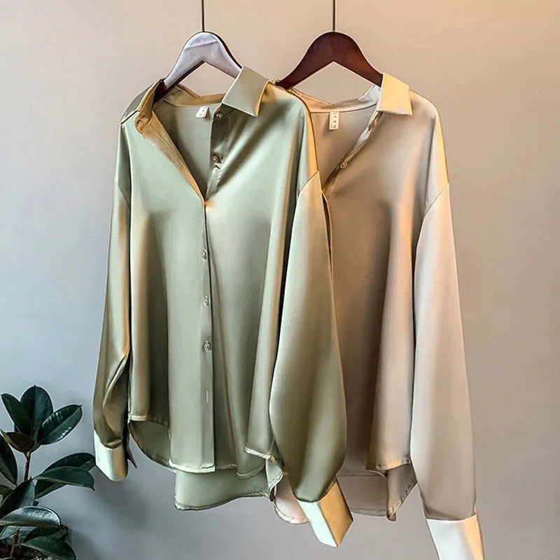 Anika - Elegante Damenbluse aus Seide
