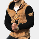 Weicher Plüsch-Hoodie für Herren