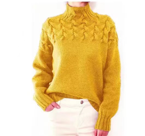 Franziska - Warmer skandinavischer Strickpullover für Damen