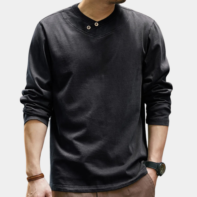Bequeme Elegante Langarmshirts für Herren