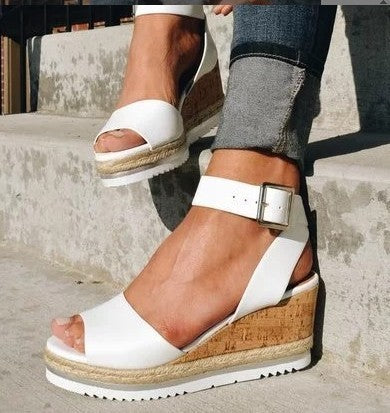 Sanfte Bequeme Elegante Keil Modische Komfort Sandalen