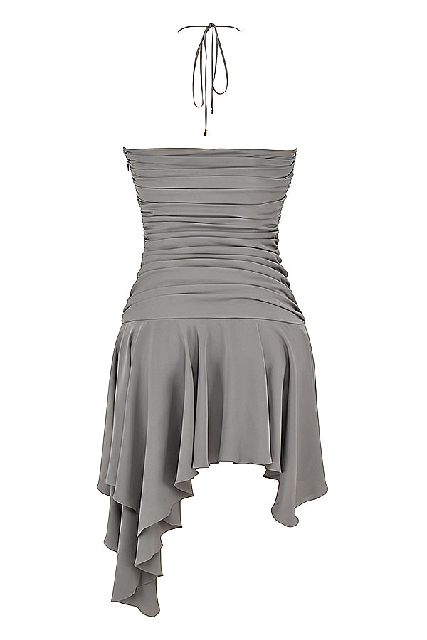 Elegantes Emma -Asymmetrisches Mini Kleid für besondere Anlässe