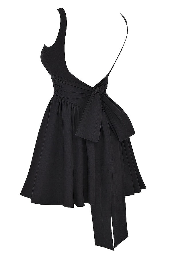 Elegantes Mini-Kleid Mit Schleife Für Feste Anlässe
