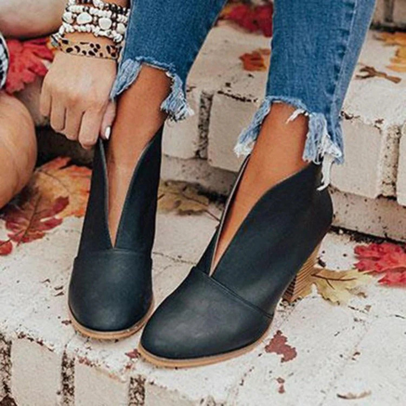 Schicke Bequeme Glitzernde Hochhackige Leder Damen Stiefel