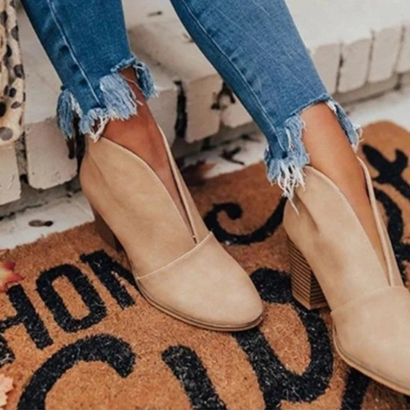 Schicke Bequeme Glitzernde Hochhackige Leder Damen Stiefel