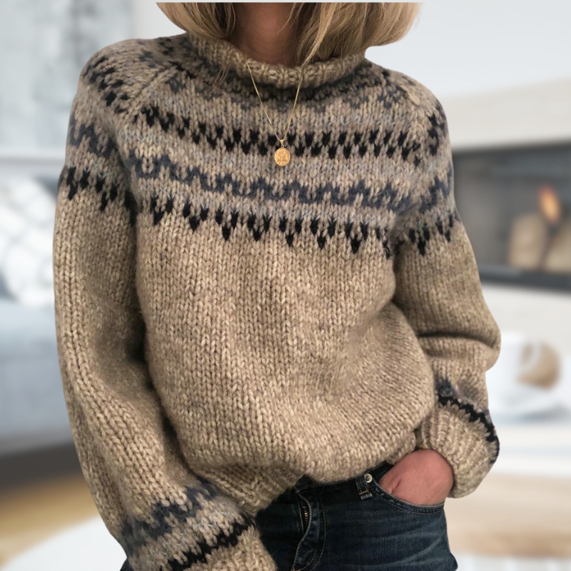 Schicker Und Eleganter Pullover Für Jedes Wetter