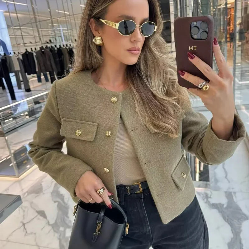 Sofie - Luxuriöser Trenchcoat aus Wolle