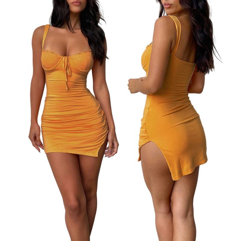 Elegantes Minikleid | Mit tiefem Ausschnitt für Frauen