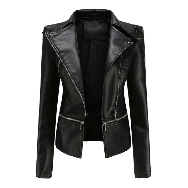 Stilvolle Damen Lederjacke aus hochwertigem Echtleder