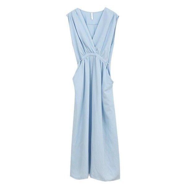 Elegantes Maxikleid für Damen im Wickelschnitt von Sabine
