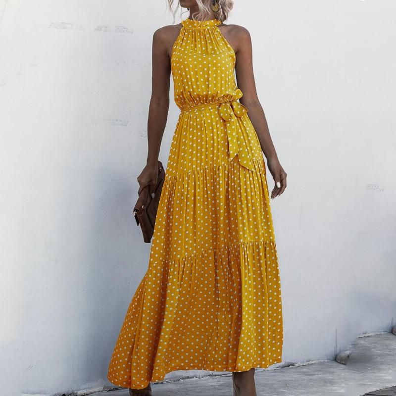Elegantes Kleid mit Leichtes Raffungen und Tupfen für dich