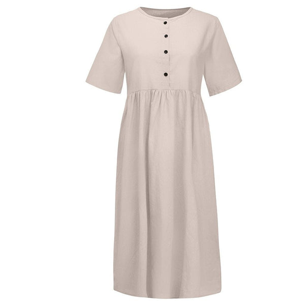 Warmes Knopfleiste für dich, Schickes Kleid für jeden Tag