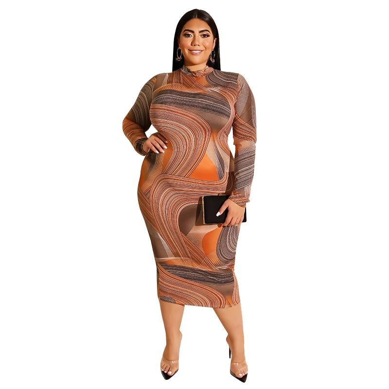 Weiches modernes Kleid mit tollen Mustern für dich