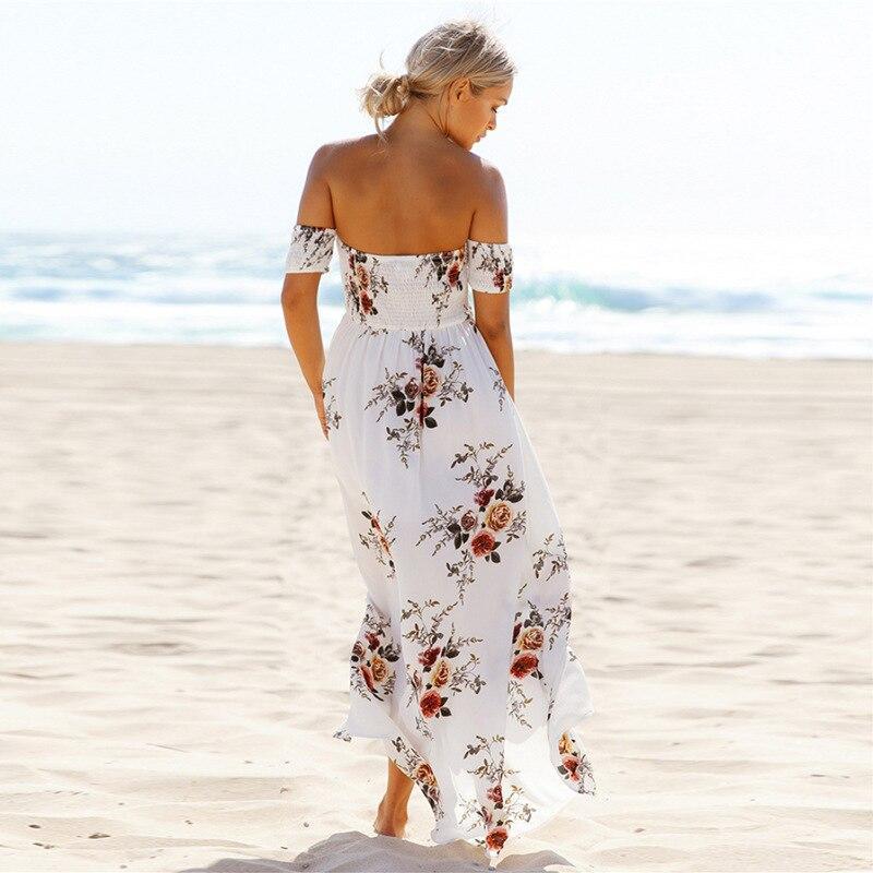 Elegantes Maxikleid mit Off-Shoulder-Design für Damen