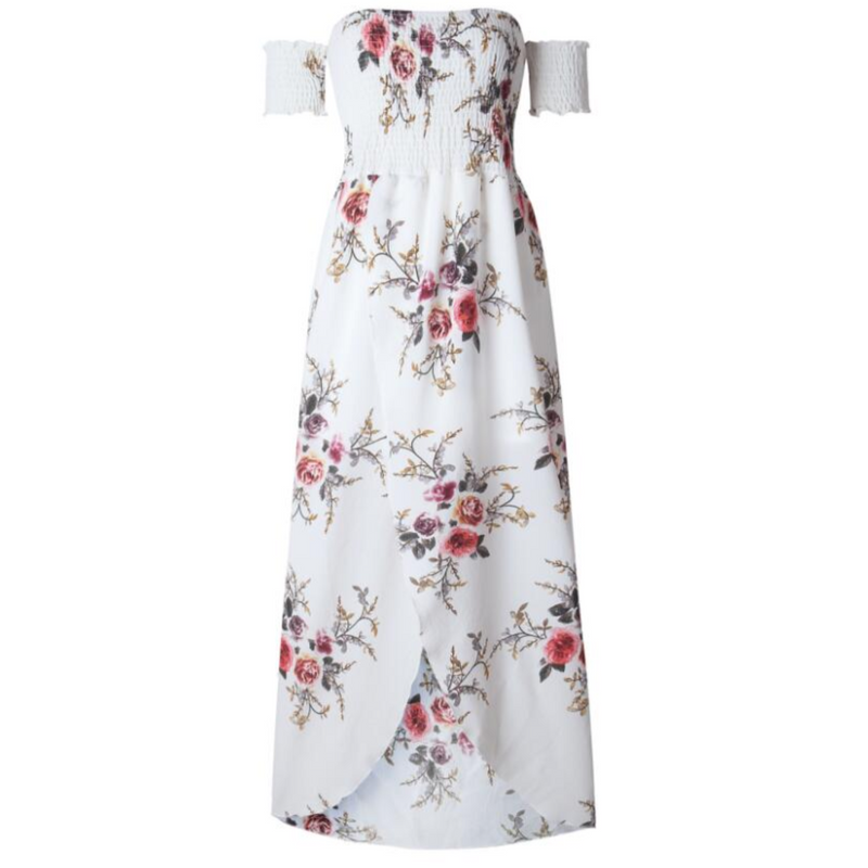 Elegantes Maxikleid mit Off-Shoulder-Design für Damen