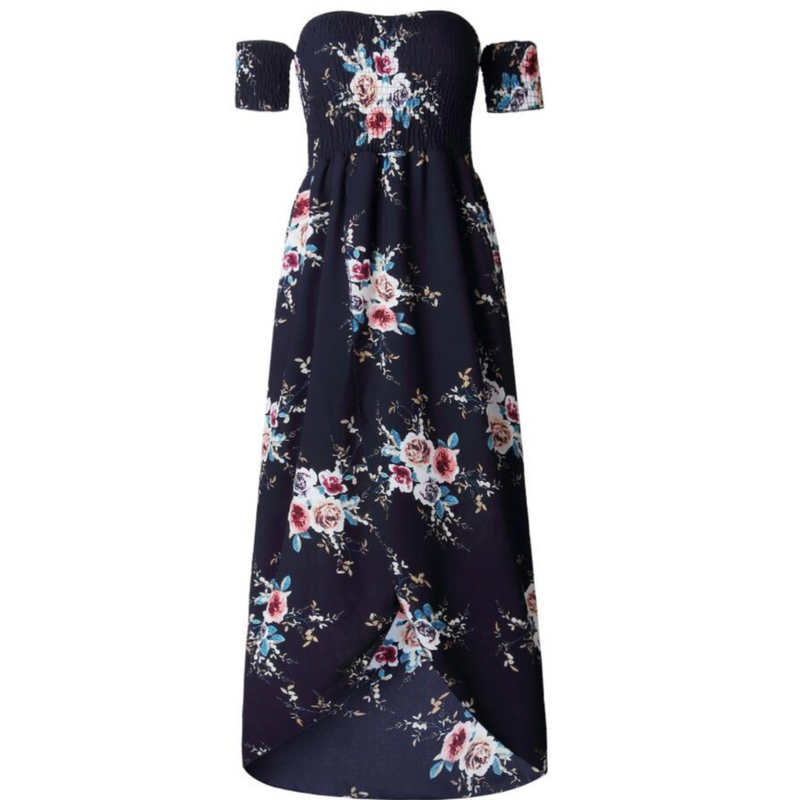 Elegantes Maxikleid mit Off-Shoulder-Design für Damen