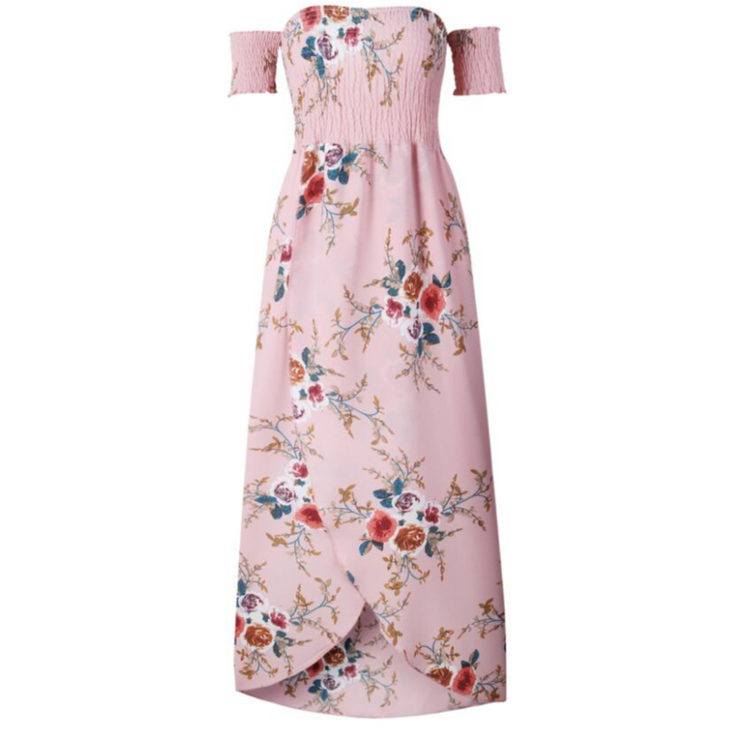 Elegantes Maxikleid mit Off-Shoulder-Design für Damen