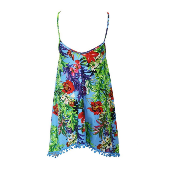 Schönes Kleid mit Blumen für sonnige Tage und Feste