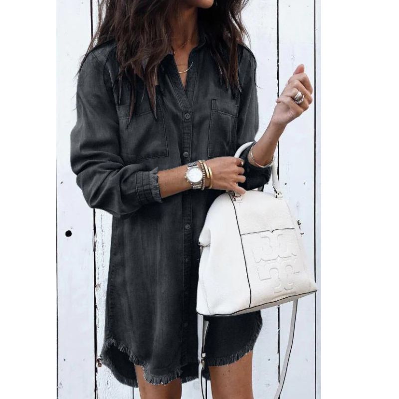 Bequemes aus Jeansstoff - für dich Elegantes Kleid