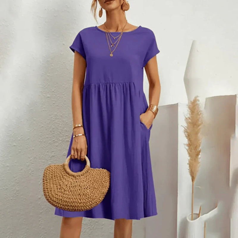 Warmes Aus Baumwolle Für Dich – Bequemes Kleid Für Sommer