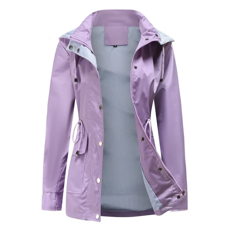 Warm Allwetter Wasserdichter Trenchcoat Mit Kapuze Coat