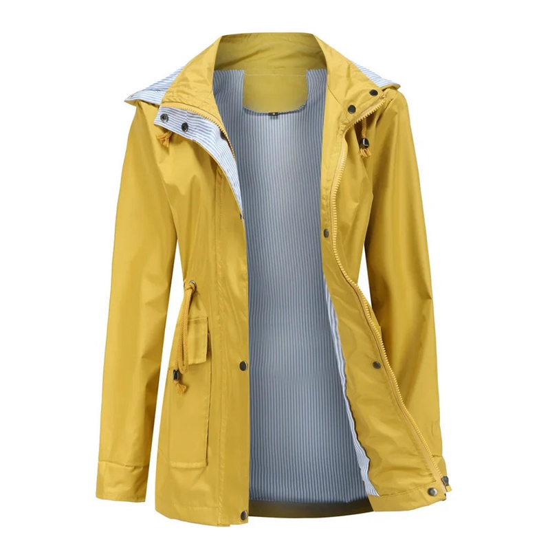 Warm Allwetter Wasserdichter Trenchcoat Mit Kapuze Coat