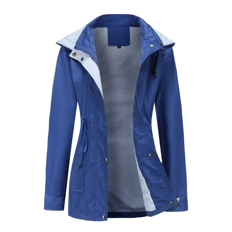Warm Allwetter Wasserdichter Trenchcoat Mit Kapuze Coat