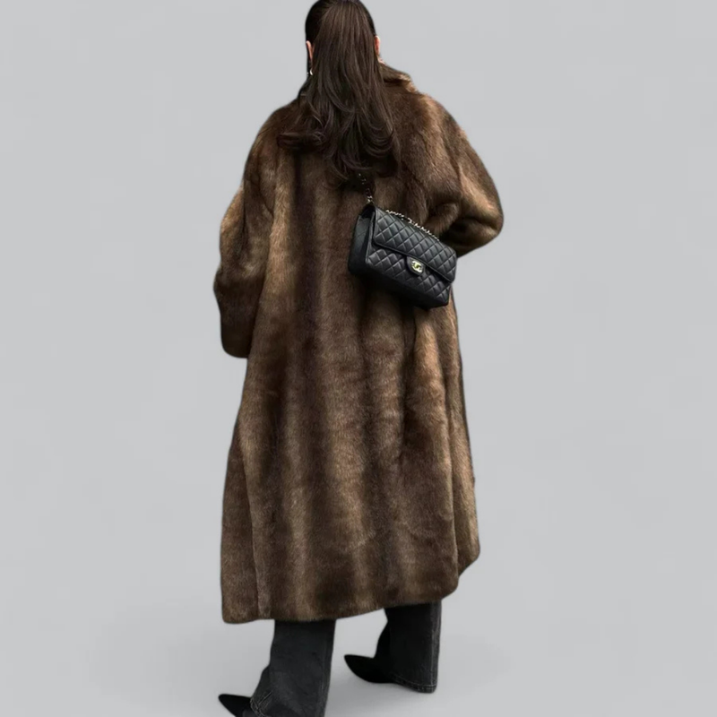 Warm Elegant Langer Trenchmantel Alltags Stil Top Coat