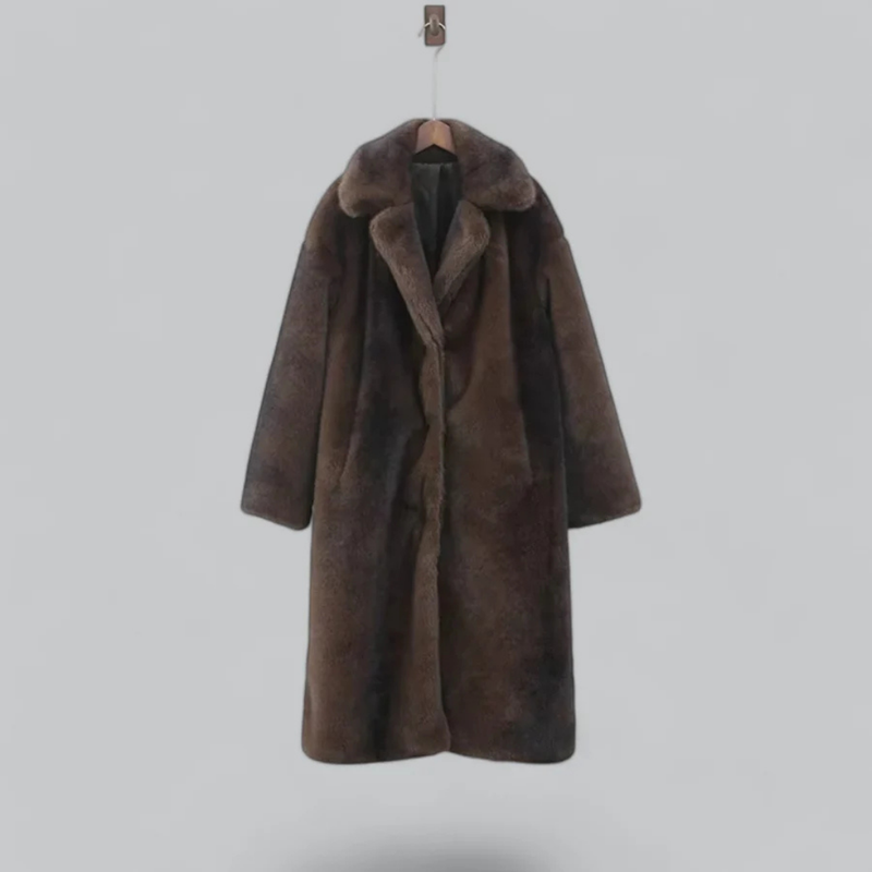 Warm Elegant Langer Trenchmantel Alltags Stil Top Coat