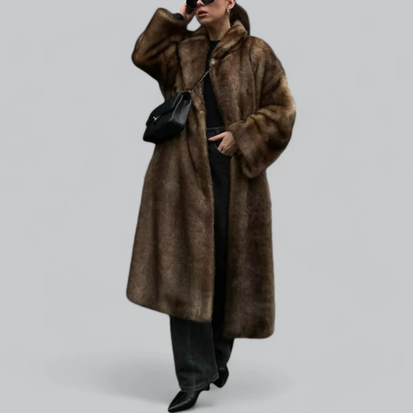 Warm Elegant Langer Trenchmantel Alltags Stil Top Coat