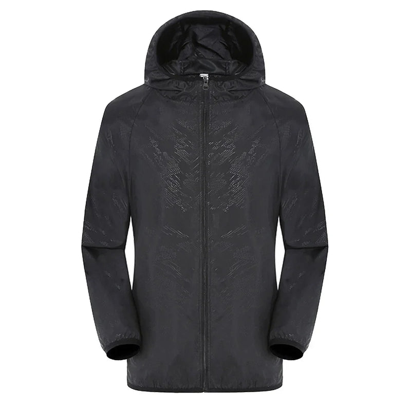 Warm Wasserdicht Unisex Trench Mantel Mit Kapuze Coat