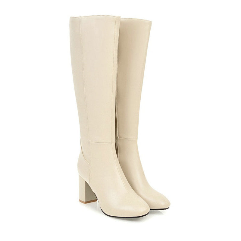 Warme Bequeme Lange Damen Schick Modische Stilvolle Stiefel