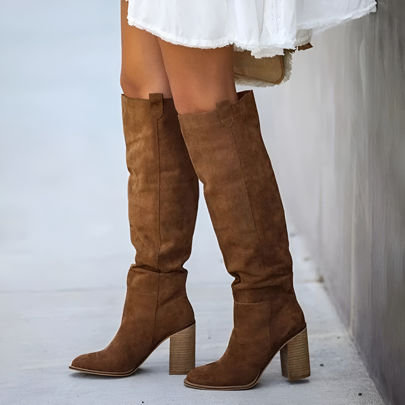 Warme Elegante Kniehoch Bequeme Weiche Sohle Stiefel
