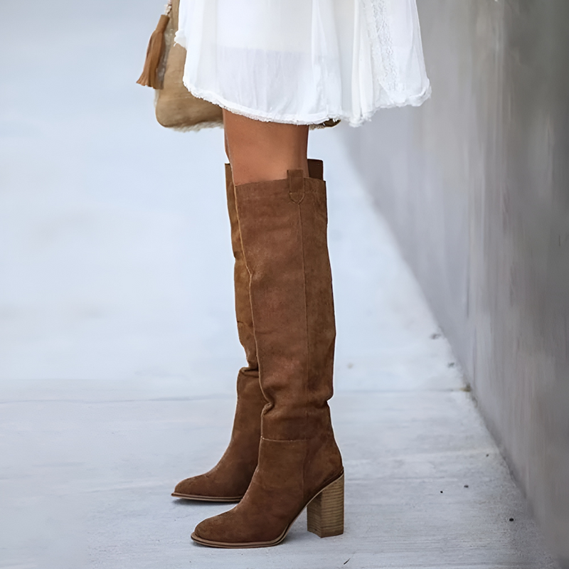 Warme Elegante Kniehoch Bequeme Weiche Sohle Stiefel