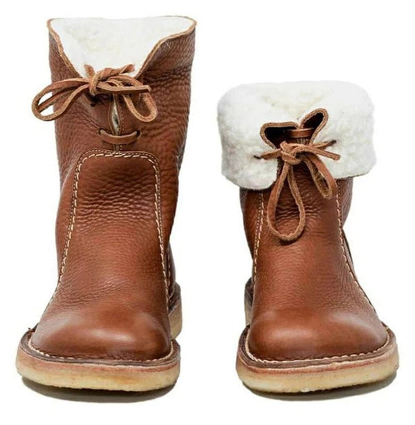 Warme Weiche Bequeme Damen Winterschuhe Robuste Stiefel