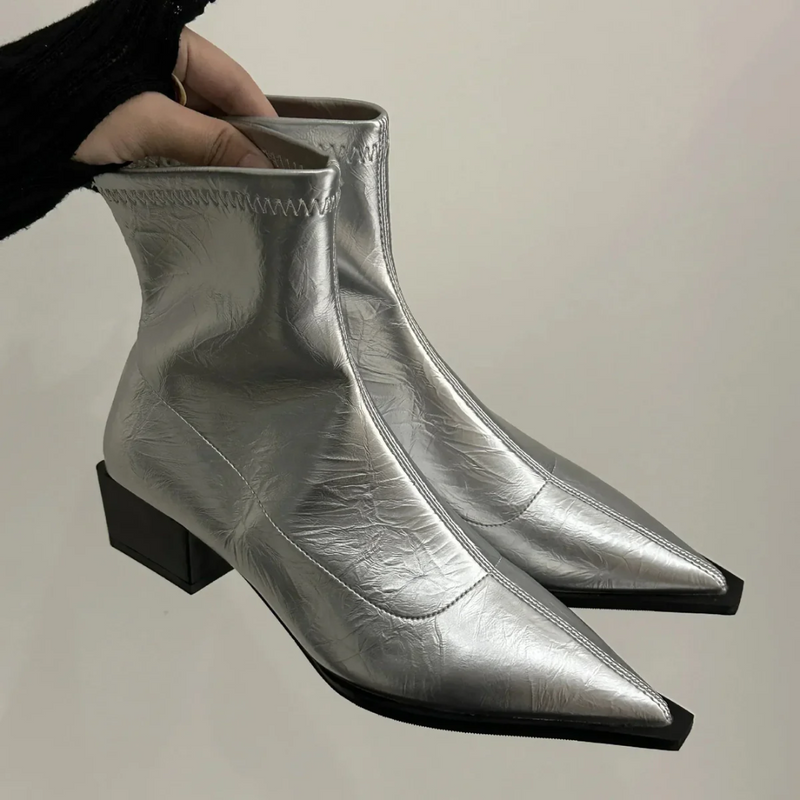Warme Weiche Elegante Bequeme Flauschige Stiefelette